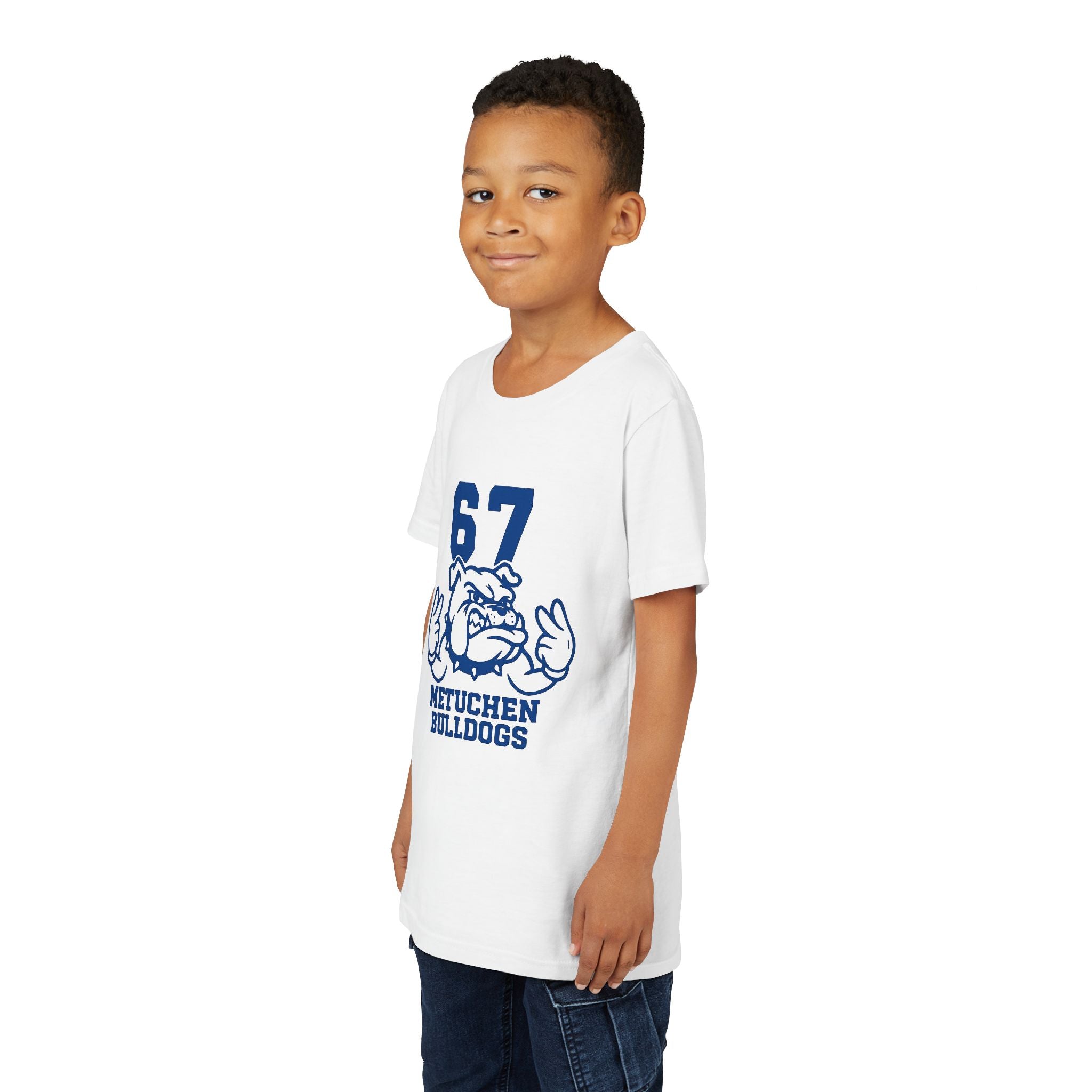 Youth 67 Metuchen Bulldogs Tee Shirt