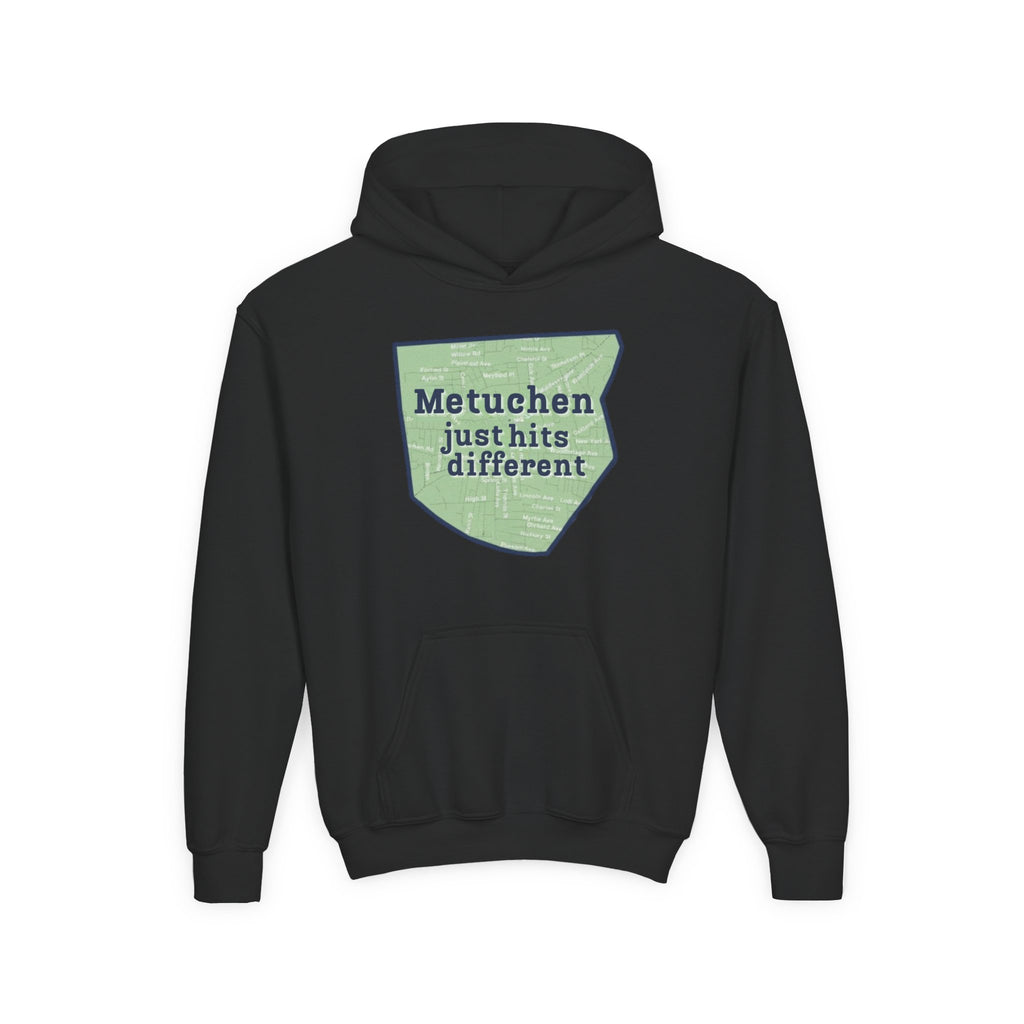Youth Metuchen Just Hits Different Hooded Sweatshirt