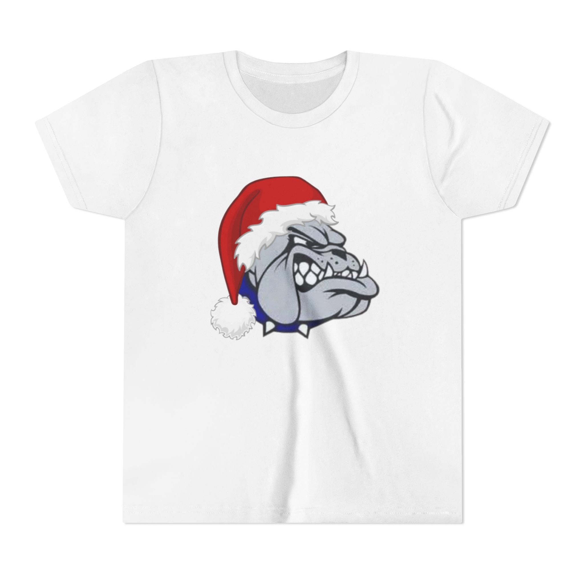 Youth Christmas Bulldog T-Shirt
