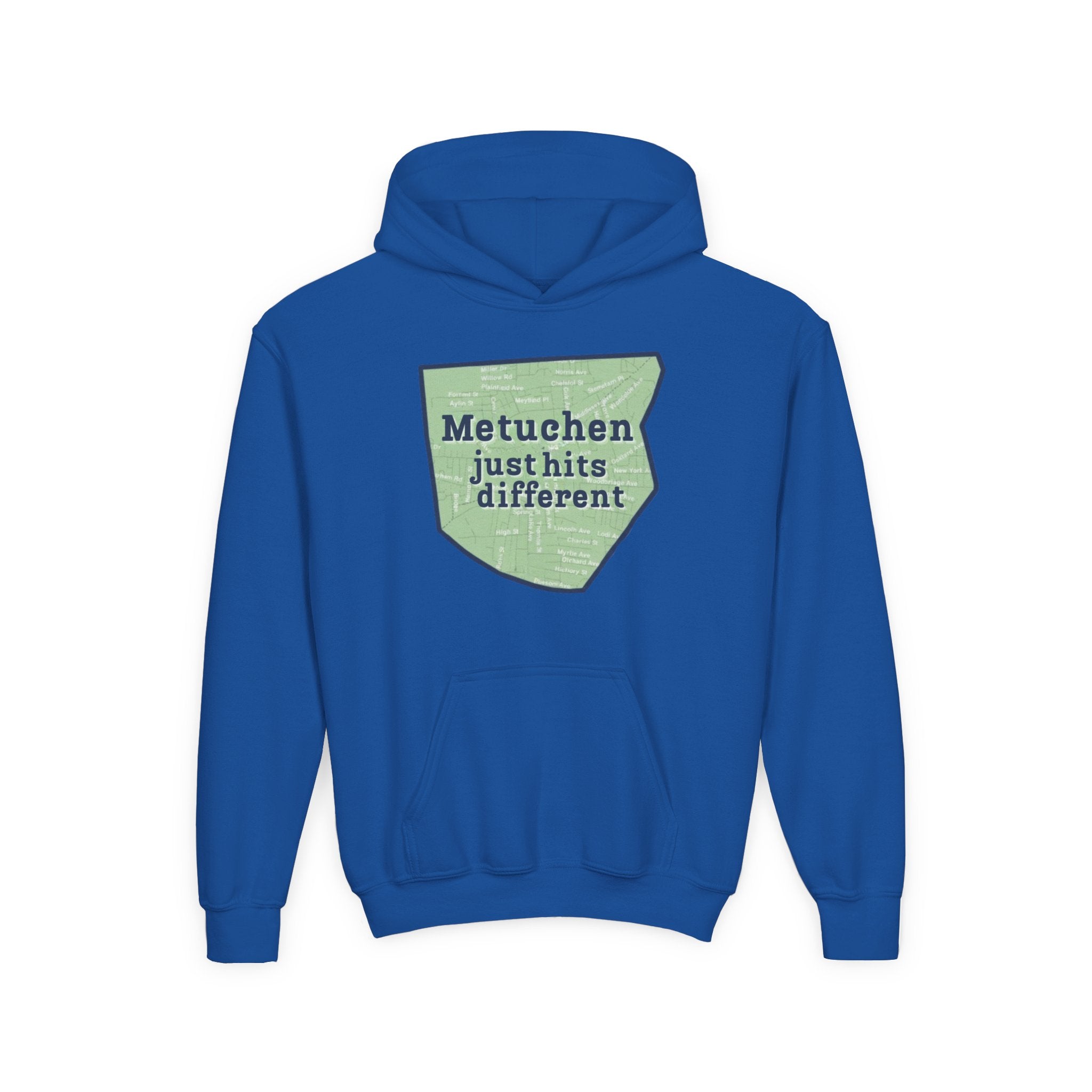 Youth Metuchen Just Hits Different Hooded Sweatshirt