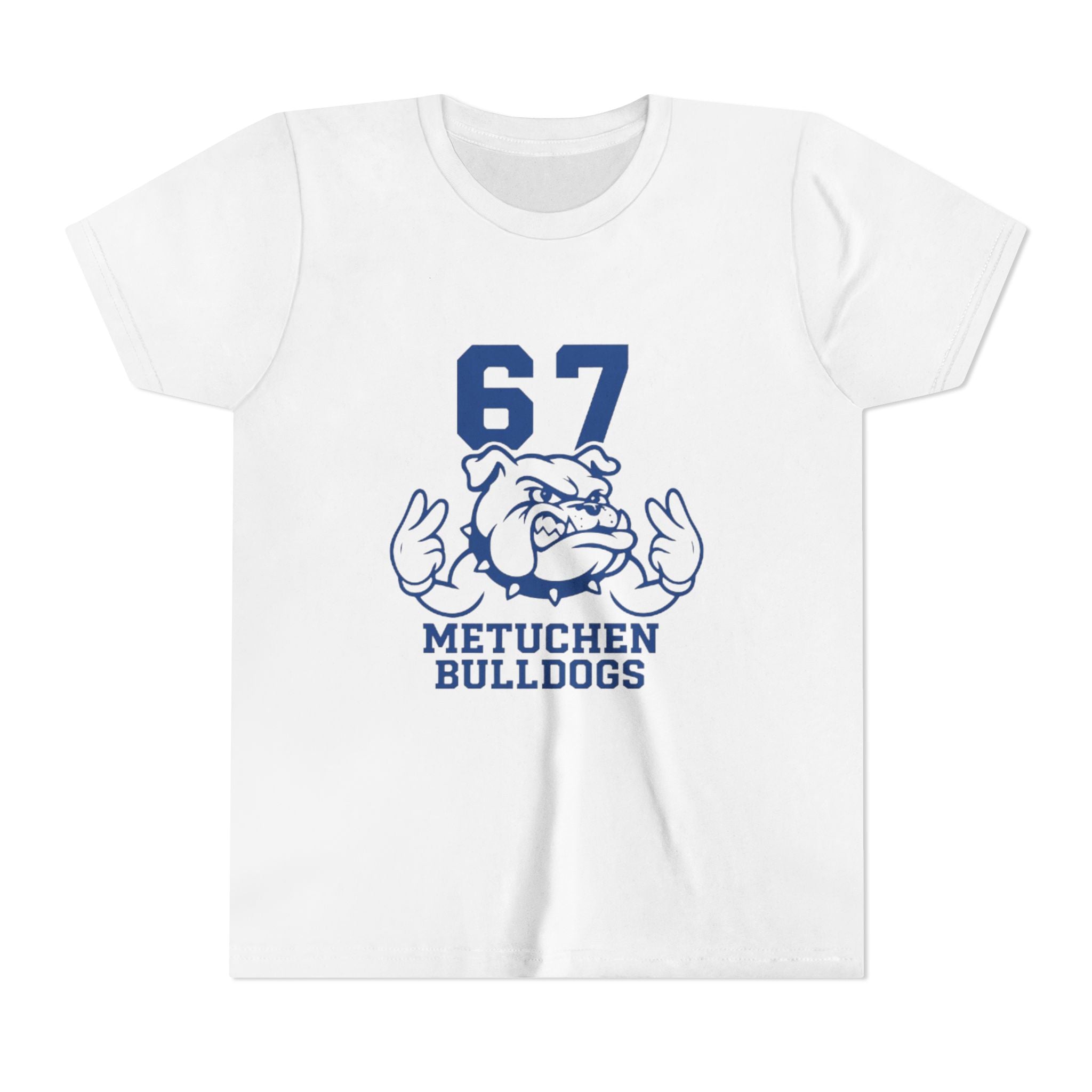 Youth 67 Metuchen Bulldogs Tee Shirt
