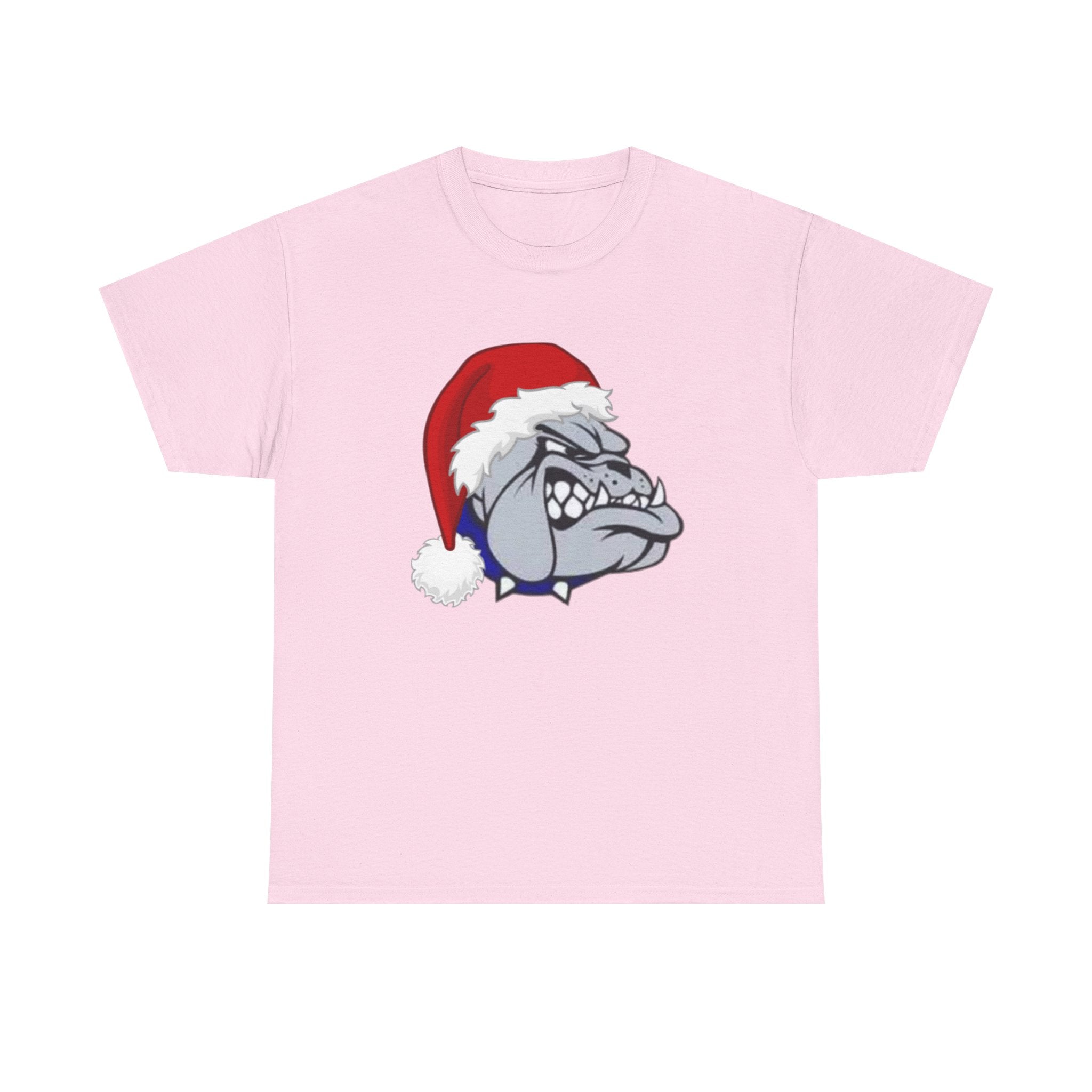 Adult Christmas Bulldog T-Shirt