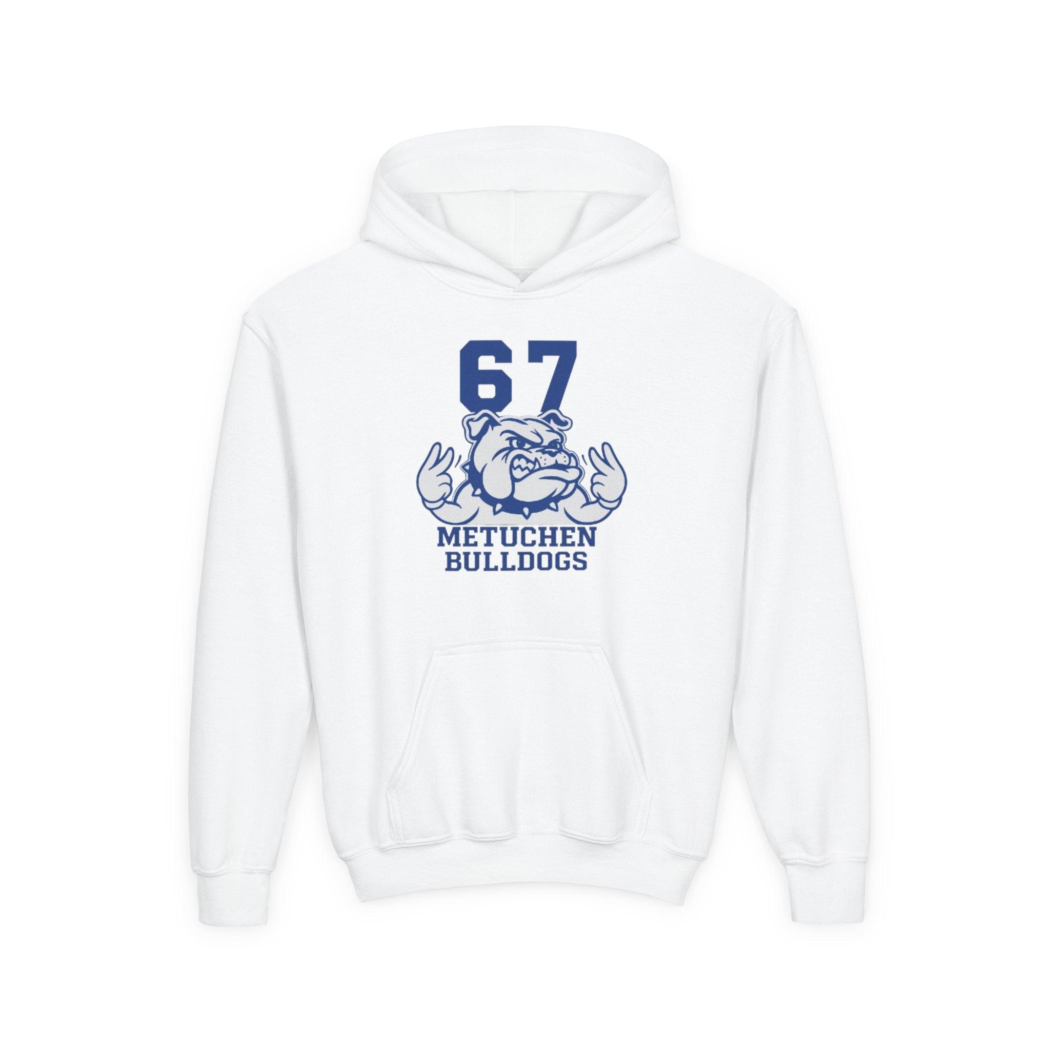 Youth 67 Metuchen Bulldogs Hooded Sweatshirt