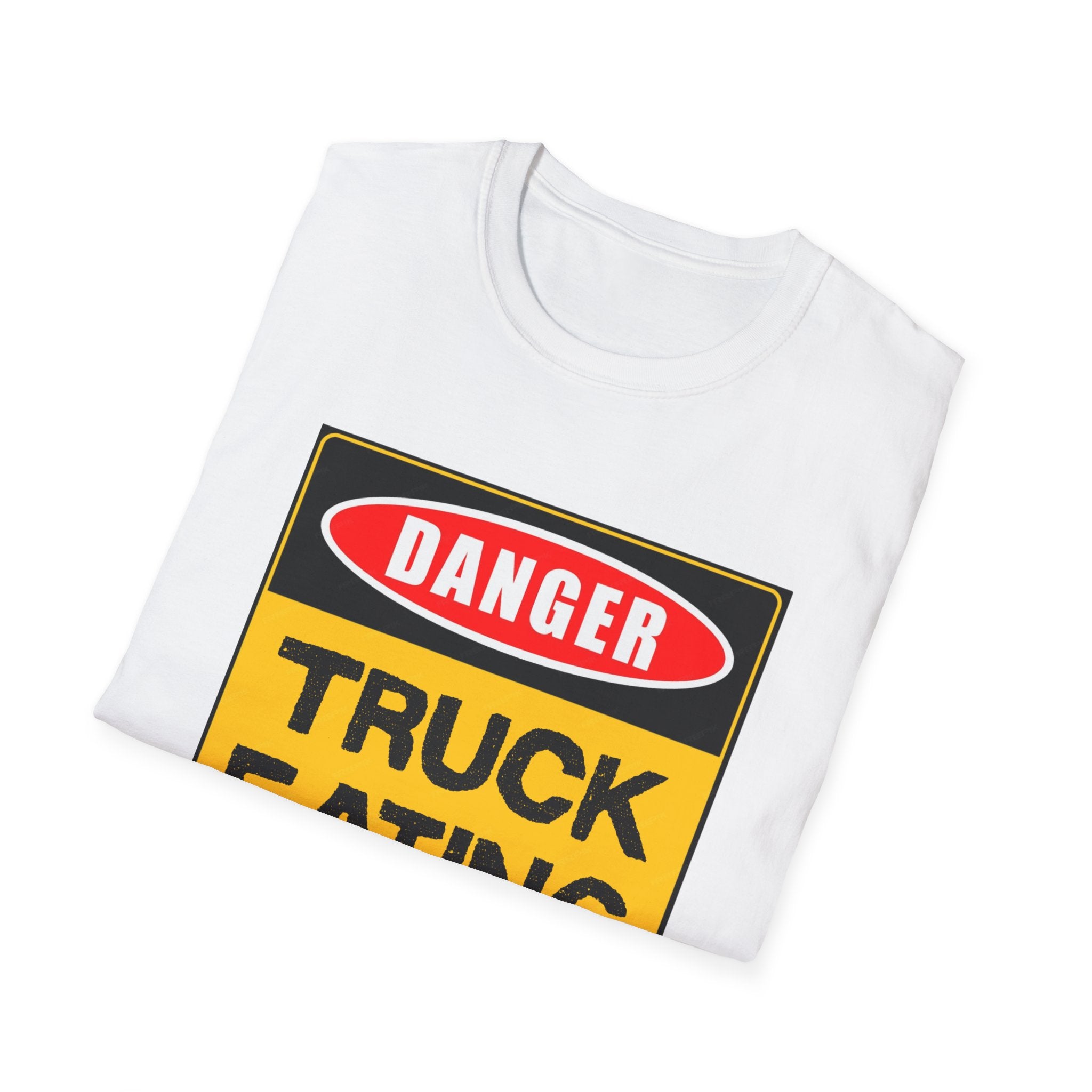 Adult Danger Truck Eating Bridge Metuchen Tee Shirt