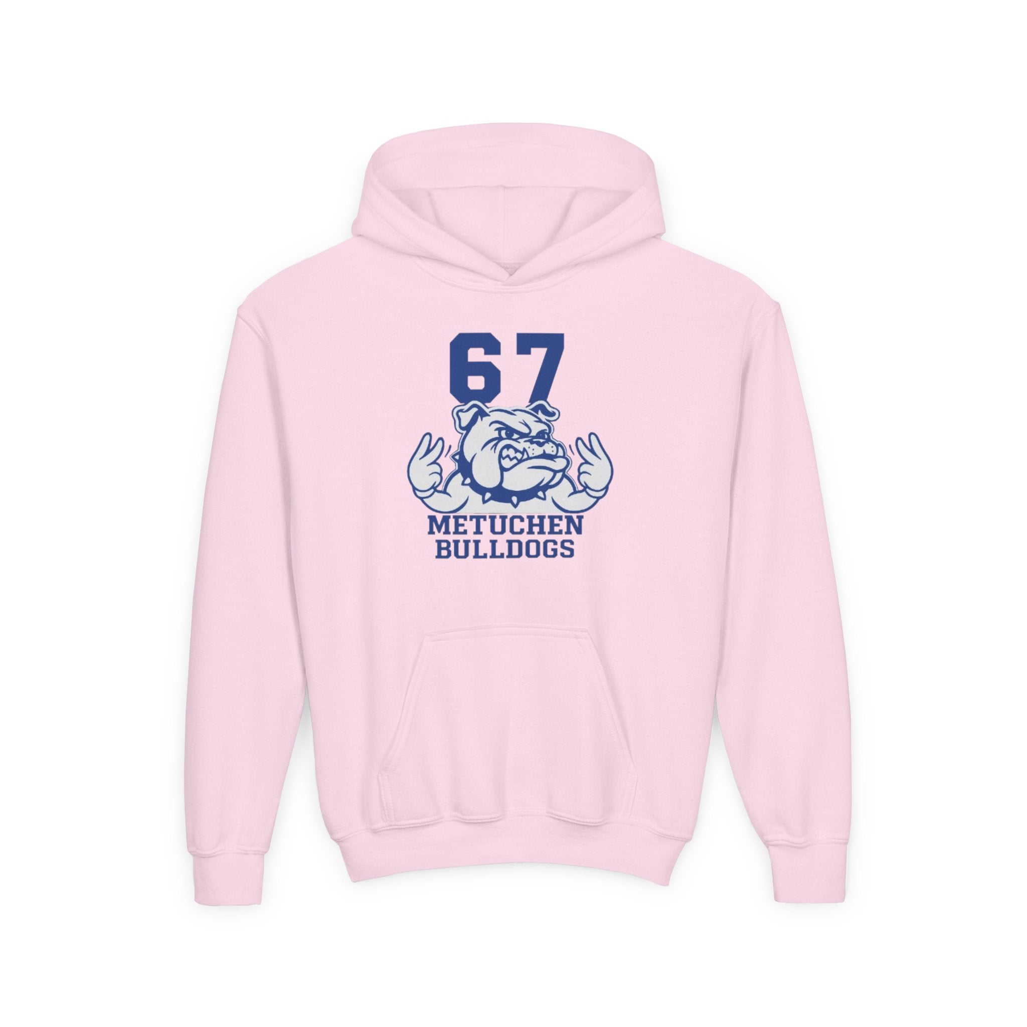 Youth 67 Metuchen Bulldogs Hooded Sweatshirt