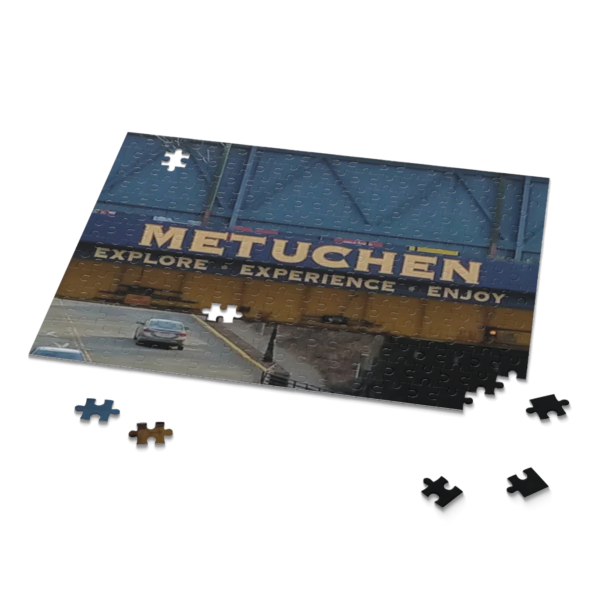 Metuchen New Jersey Puzzle, Metuchen's Truck Eating Bridge Puzzle