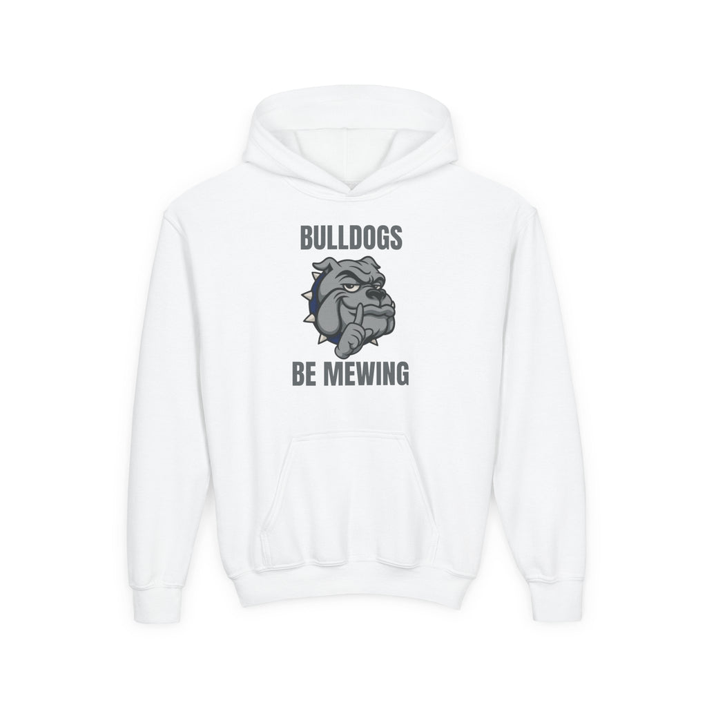 Youth Bulldog Be Mewing Hoodie