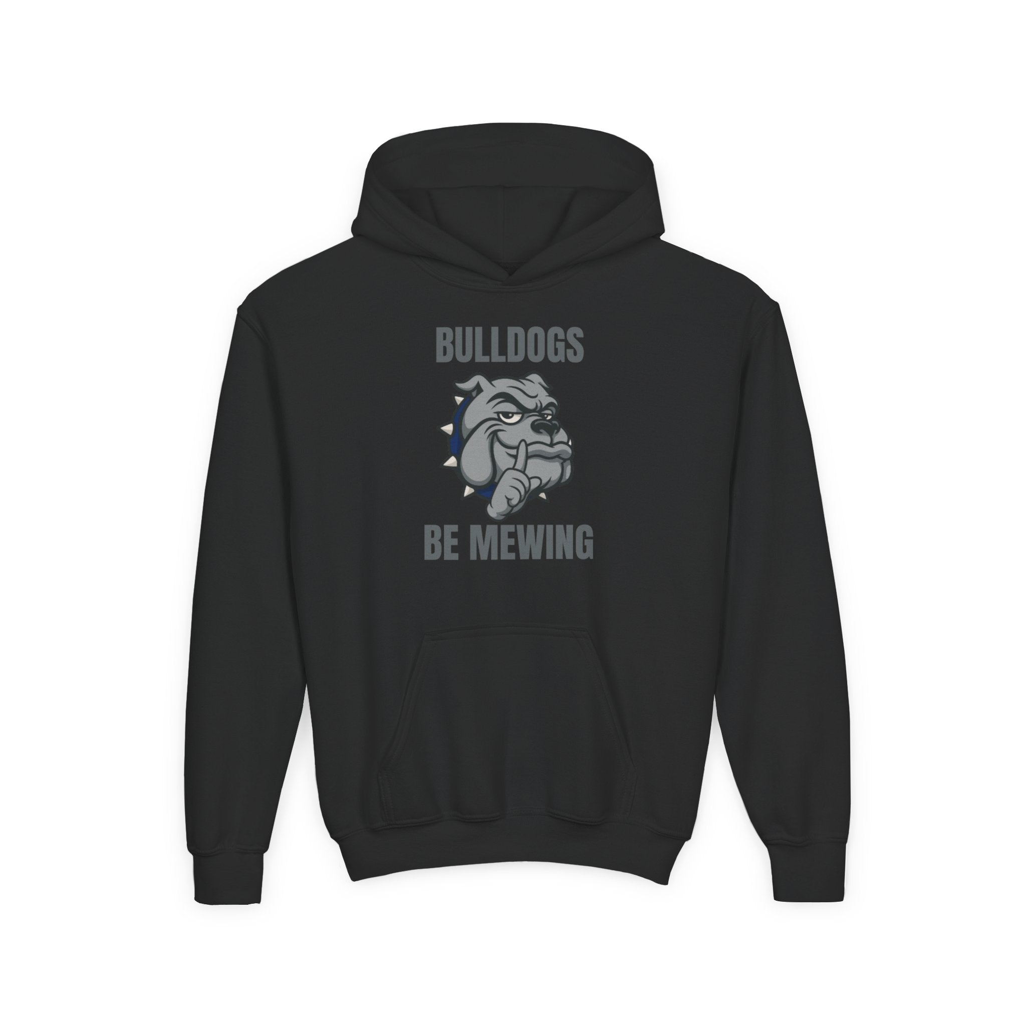 Youth Bulldog Be Mewing Hoodie