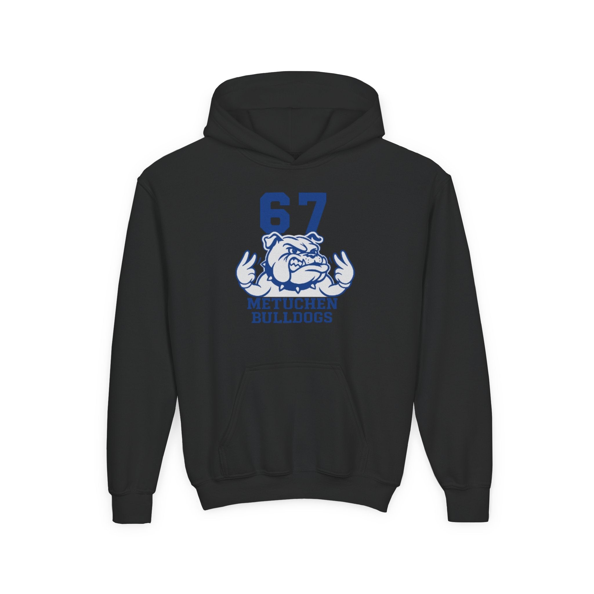 Youth 67 Metuchen Bulldogs Hooded Sweatshirt