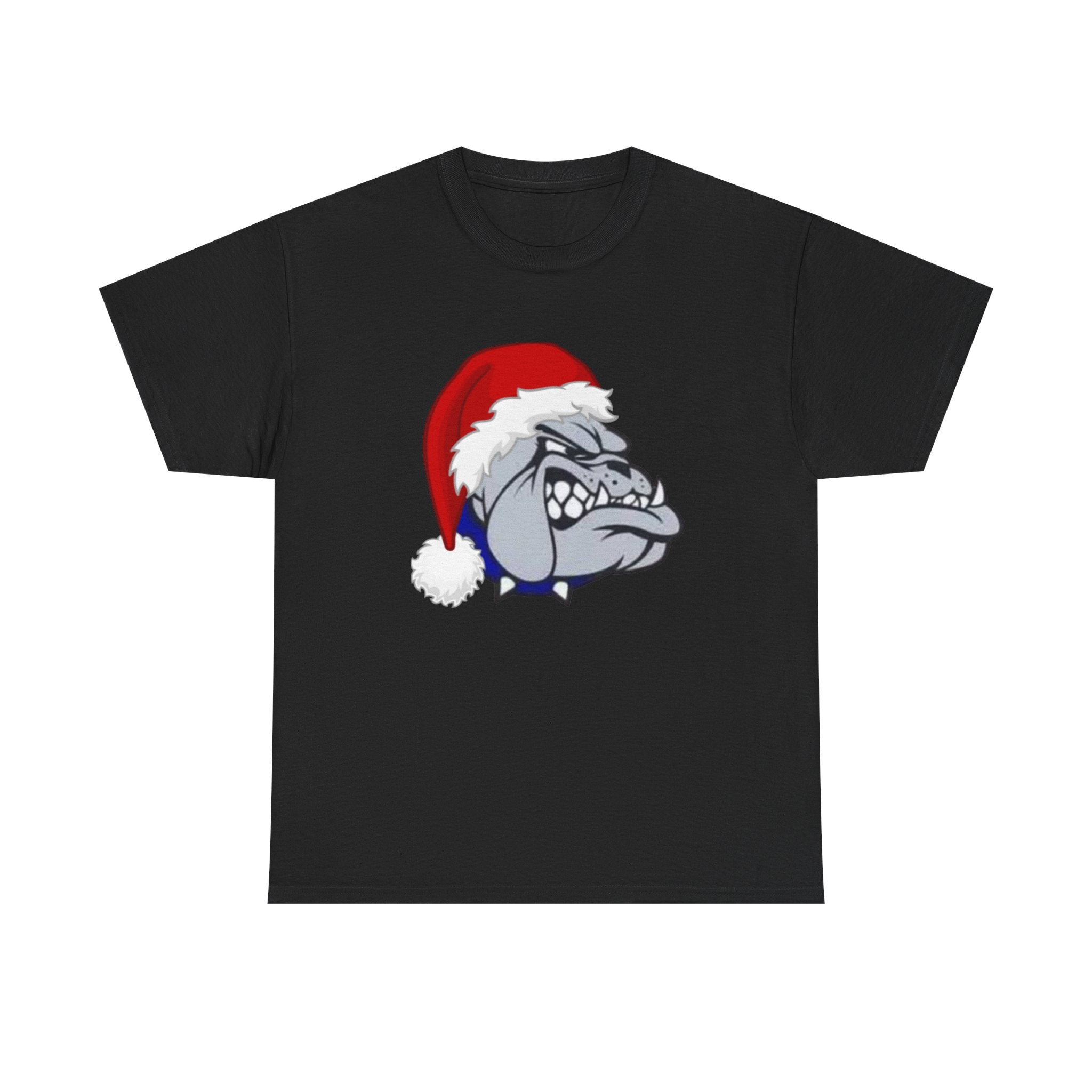Adult Christmas Bulldog T-Shirt