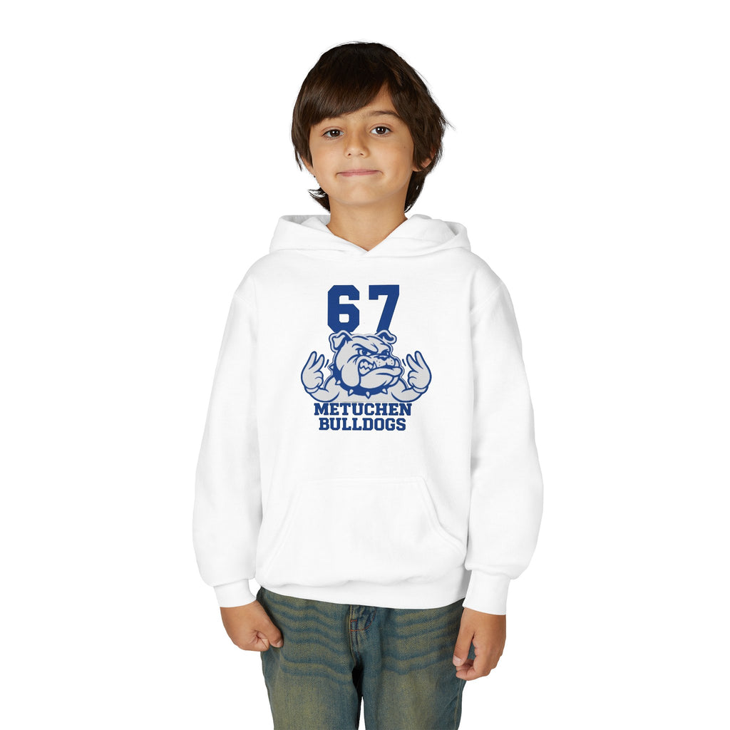 Youth 67 Metuchen Bulldogs Hooded Sweatshirt