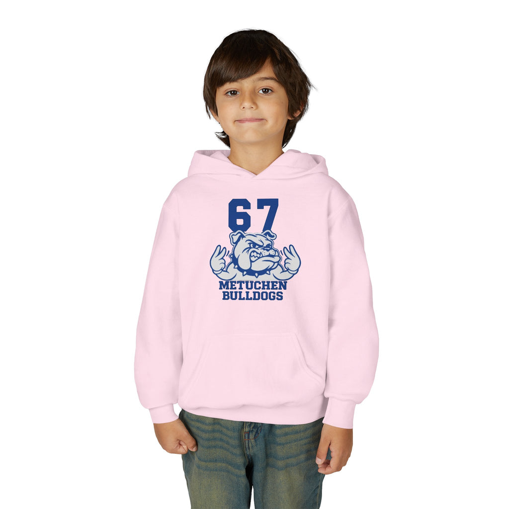 Youth 67 Metuchen Bulldogs Hooded Sweatshirt