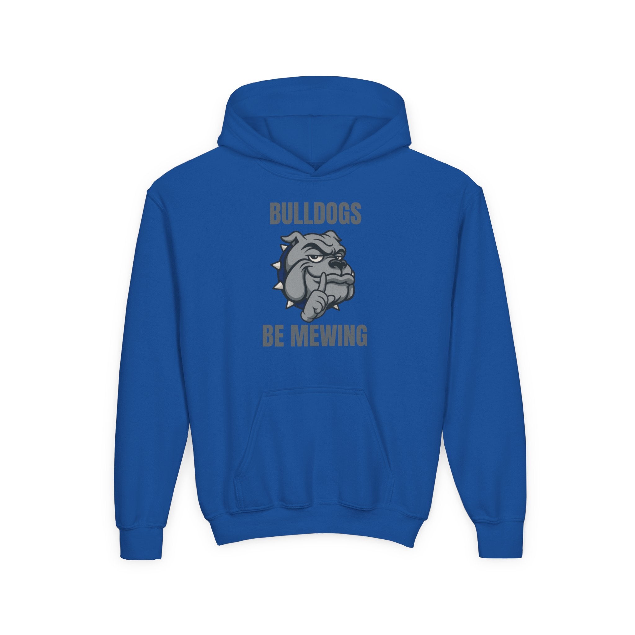 Youth Bulldog Be Mewing Hoodie