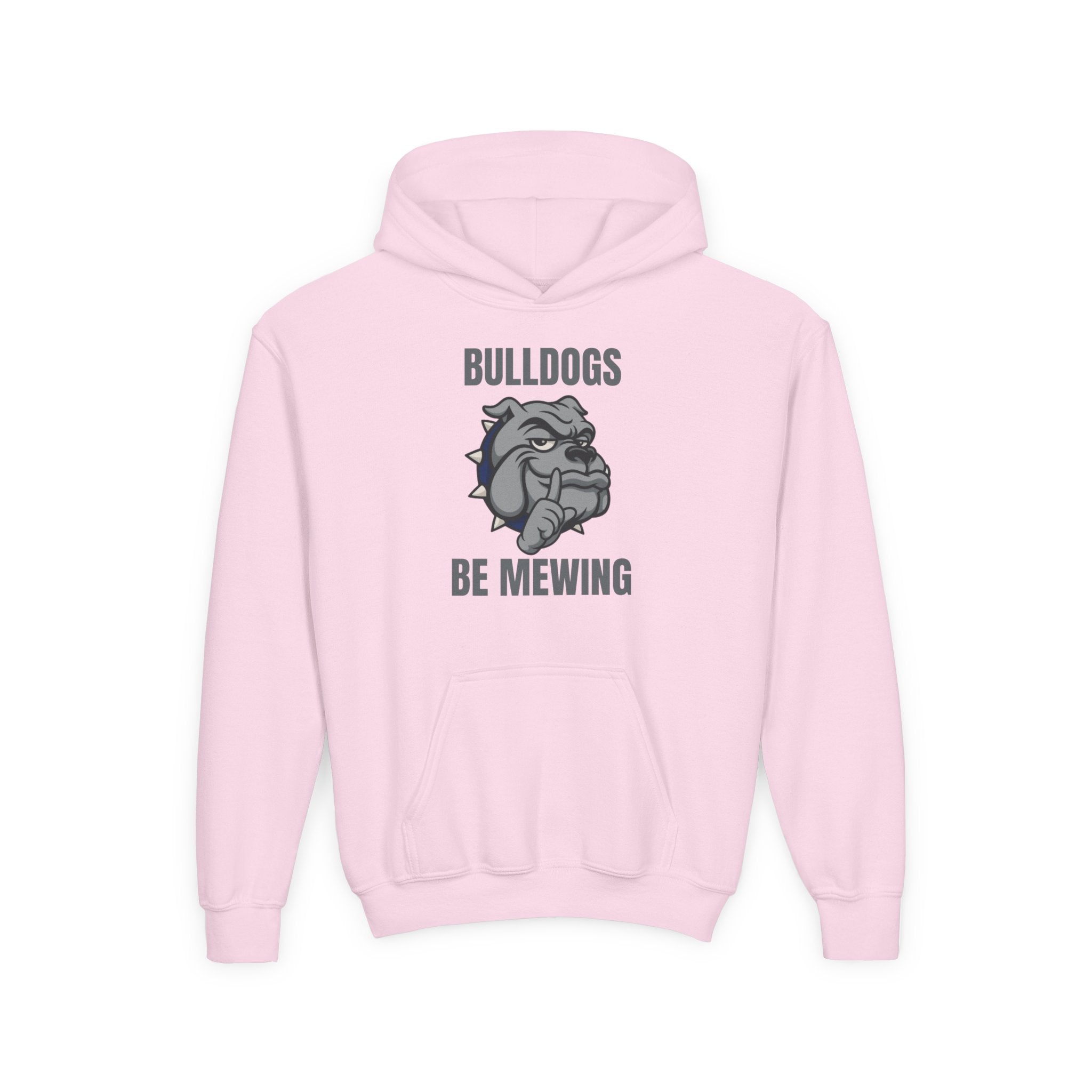 Youth Bulldog Be Mewing Hoodie